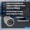 SW-Stahl 02383L-10 Rim Lock Adapter 530 I Suitable for VW