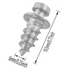 ZZLZX 40PCS Concealed Quick Assembly Cabinet Closet Fastener Double Head