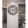 MIGENHOME Wall Clock Decorative 16 Inches Large Wall Clocks for