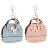 PATIKIL Mini Tote Bag Keychain, Cute Coin Purse Keychain PU