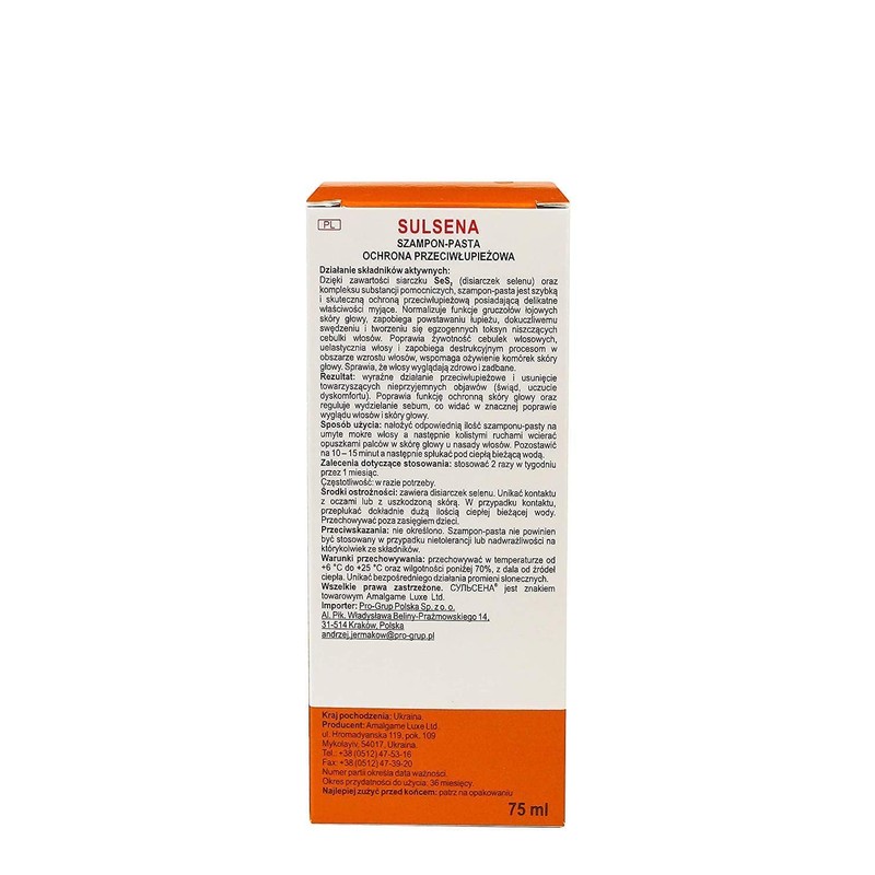 Sulsena - Anti-dandruff Pasta Shampoo 2 in 1 Medical Women