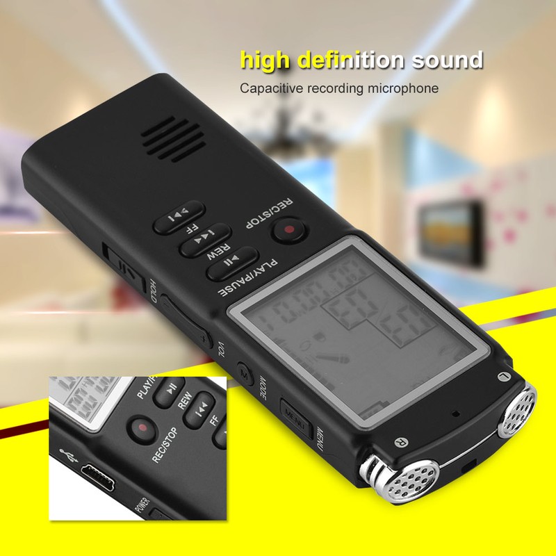 Multifunctional Voice Recorder Intelligent LCD Audio Recording Pen HD Player