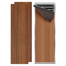 PATIKIL 12"x3.5" Magnetic Vent Cover, 2 Pack Floor Wall Air Registers Cover High Strength Magnetic Vent Blocker for Home RV HVAC Fireplace Furnace, Wood Grain Color