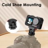 CAPART Magnetic Quick-Release Mount with Cold Shoe for DJI OSMO
