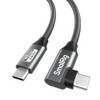 SMALLRIG Cable USB-C USB4 de 40 Gbps, carga rápida de