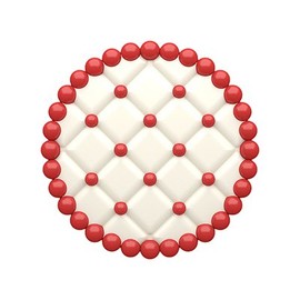 SpinningLeaf Quilted Round Oreo Cookie Chocolate Candy Mold