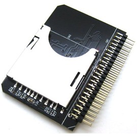 Optimal Shop Secure Digital SD SDHC SDXC MMC Memory Card to IDE 2.5" 2.5 Inch 44P 44 Pin Male Adapter Converter, SD 3.0