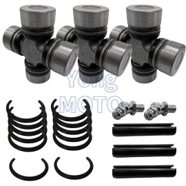 JINFANNIBI 3 Packs Front & Rear Prop Shaft U-Joints Kit for Polaris RZR 1000 XP 4 2014-2023