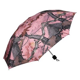 Rivers Edge Products Compact Folding Umbrella, 42-Inch, Pink Camouflage