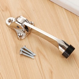 Entrance Door Stopper Horseshoe Door Holder Horseshoe Door Stop (Silver) 4ea