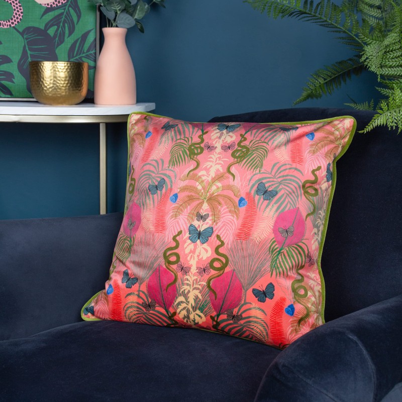 Kate Merritt Exotic Canopy Cushion Cover, 43 x 43cm