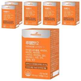 Meditree Lutein 12, 30 tablets, 6 units / 메디트리 루테인 12, 30정, 6개