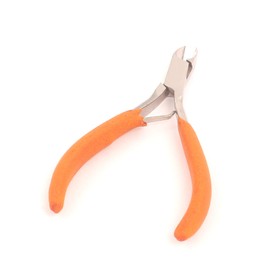 OdontoMed2011 COMFORT GRIP CUTICLE NIPPER 4" HALF JAW ORANGE COLOR GRIP ODM