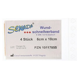 Senada Sticking Plaster Bandage 6 x 10 cm Set of 4