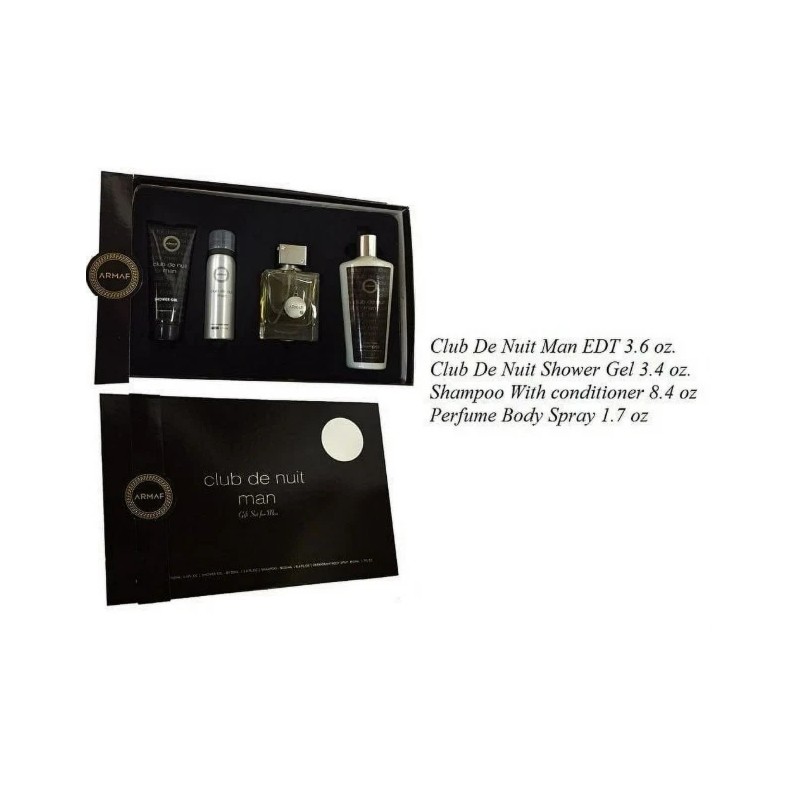 Armaf Club De Nuit 4-Piece Gift Set | EDT 3.4