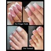 Straight Flat Poly Gel Nail forms for Finger and Toes,