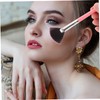 PACKOVE 4Pcs Fan Shaped Makeup Brushes Blusher Powder Brush for