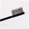 Baluue 4pcs Portable Bamboo Charcoal Toothbrushes for Travel Ergonomic Design