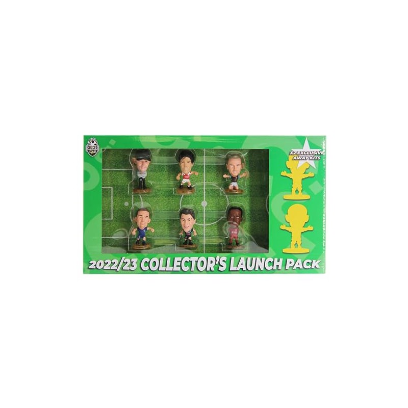 SoccerStarz - Launch Pack with 8 Figures (Green) Version 2022/23