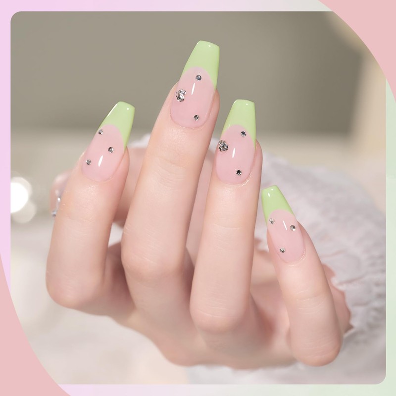 GAOY Pastel Green Gel Nail Polish, 16ml Soak Off Gel