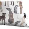 ZFENGYYUAN Greyhounds Wippets And Lurcher Dogs Accent Home Sofa Cushion