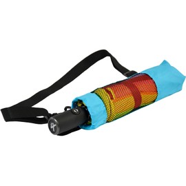 XXL Pocket Umbrella with Automatic Open/Close - Full Class - 122 cm Large Roof, Colourful rainbow 16 colours, Pocket umbrella XXL