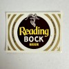 READING BOCK BEER BOTTLE LABEL READING BREWING CO PA -