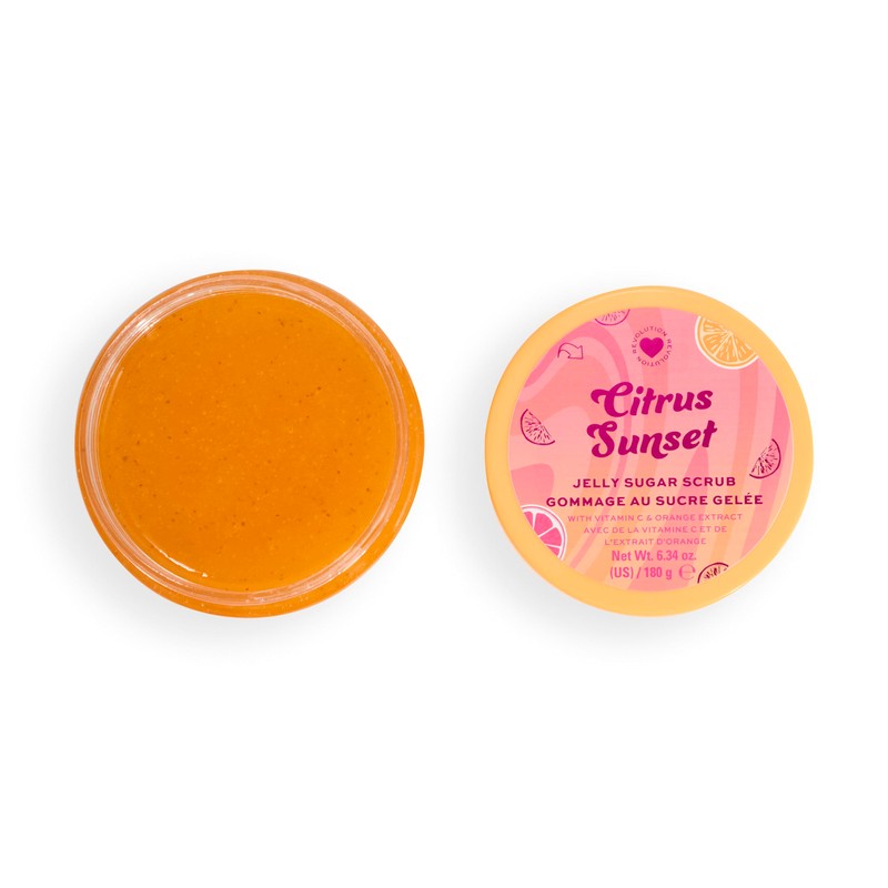 I Heart Revolution Citrus Crush Sugar Scrub, Coconut Oil Infused