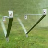 Pair of Aluminium Greenhouse Shelving Brackets (27cm)