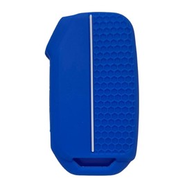 StyleC Remote key cover compatible with KIA Sportage ProCeed Sorento GT Stinger Cerato key protector (Blue/White)