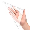 Coopay Large Triangle Ruler Set Square, 30/60 and 45/90 Degrees,