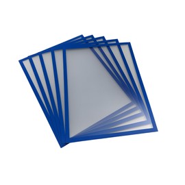 Shadow Foam Magnetic Document Holder | Pack of 5 | Internal Signage Frame | A5, A4, A3 Sizes (Blue, A4)