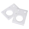 MECCANIXITY Stepper Motor Mounting Bracket Mount Plate 42mm Silver Tone