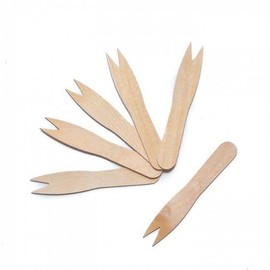LGT 50 x Newspaper Design Chip Cones/Holders with 50 x Wooden Chip Forks. Recyclable. Disposable. Food Safe. Fun Design, Grey