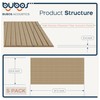 BUBOS 5 Pack Large Acoustic Panels,47.2" X 23.6" Self-Adhesive Acoustical