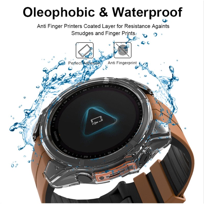 GIOPUEY Case Compatible with Garmin Fenix 8 51 mm AMOLED,