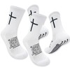 Meliatomia cross grip socks teens (US, Alpha, One Size, Regular,