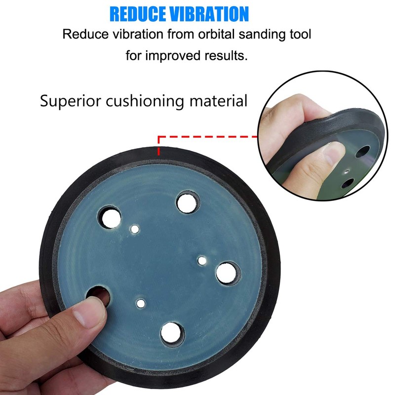 5" Sander Replacement Pad - Fit Porter Cable 333 and