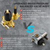 Wall Mount Shower Pressure Balance Mixer Valve,2 Function Shower Solid
