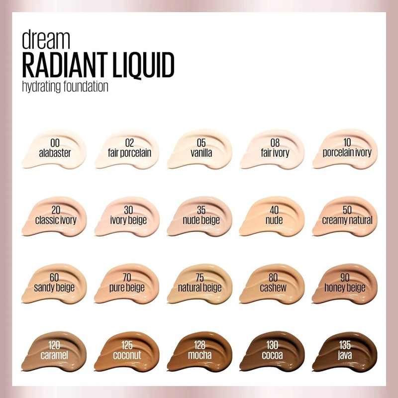 Maybelline New York 2 Pack Maybelline Dream Radiant Liquid Hydrating