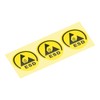 sourcing map 100pcs ESD Labels Static Caution Warning Stickers Label