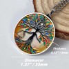 Sobriety Tree Of Life Necklace Silver for Women, AA Necklace