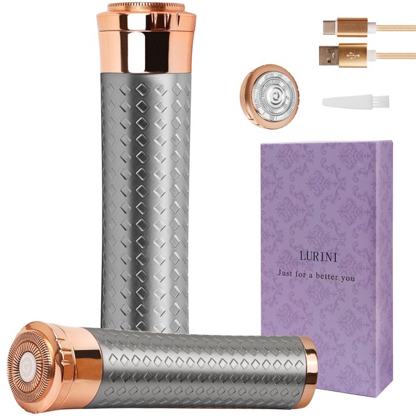 Lurini Lurini Facial Hair Remover for Women, Painless Rechargeable Hair