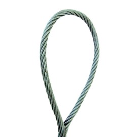 Made In Nikko Leash JIS W Sling 玉掛 Wire (without safety Spiny) 6mmx3 m