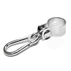 PRIOstahl Swing Clip Swing Hook Swing Holder Swing Attachment – 140 mm x 1 Piece Children's Swing Carabiner Swing Bracket Swing Frame Beam Attachment Galvanised