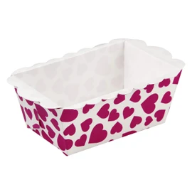 Zenker 43422 Cup Mini Heart 9x5x3,5 cm 8 Pieces in Box – 9 x 5 x 3.5 cm White/Red, 8 Units