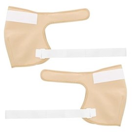 Comebachome Castor Oil Pack Wrap for Shoulder, 2pcs Reusable Castor Oil Packs, Waterproof Organic Cotton Wrap, Adjustable Elastic Band Compression Pack for Shoulder Inflammation