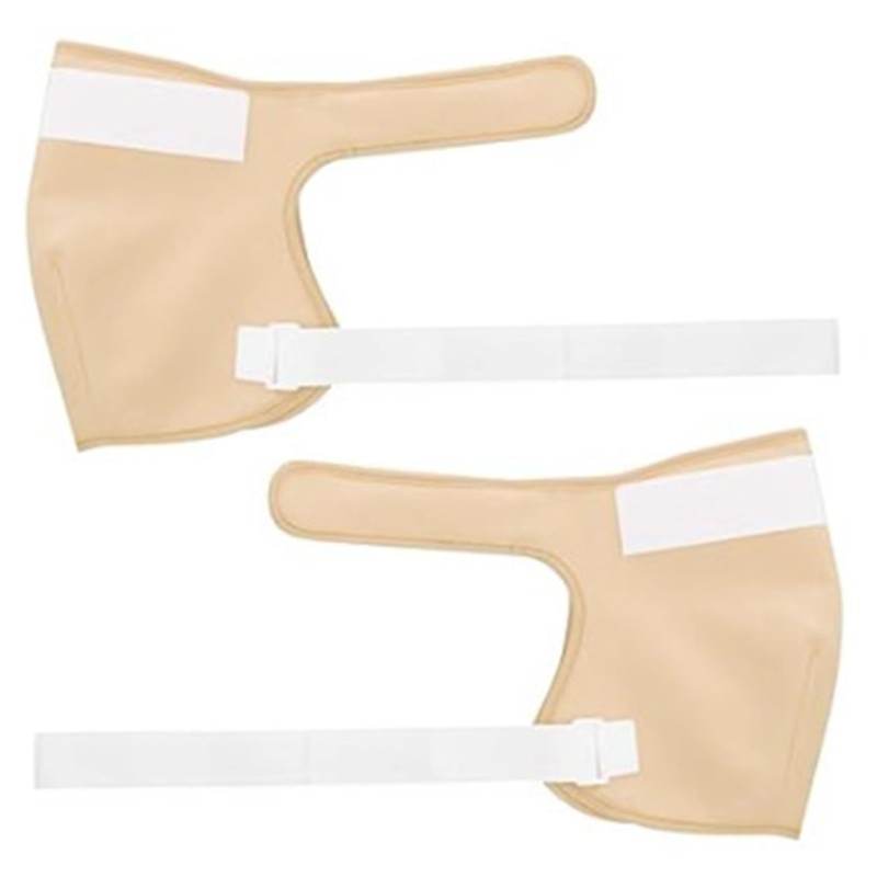 Comebachome Castor Oil Pack Wrap for Shoulder, 2pcs Reusable Castor