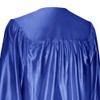 Endea Graduation Shiny Cap and Gown (Royal Blue, 45 (5'0"