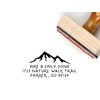 Mountain Return Address Stamp Self Inking, Address Stamp Mountain, Couple